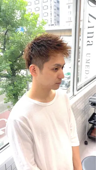メンズ 梅田中崎町メンズ 美容師ユースケのヘアスタイル