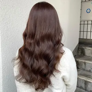 ロング カラー ✨️美髪矯正×似合わ せ艶カラー✨藤田透のヘアスタイル