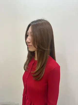 ロング 安藤 舜のヘアスタイル
