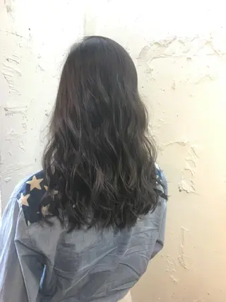 セミロング カラー ✨️プルエクステ ディプロマ取得✨️のヘアスタイル