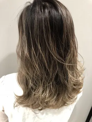 ミディアム MIRIM栄 野田航生のヘアスタイル