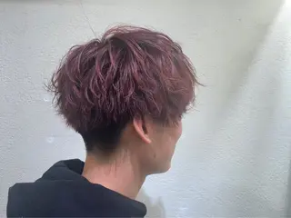 メンズ ボブスタイル/ 透明感カラー/八幡のヘアスタイル