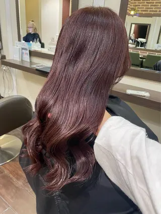 ロング カラー 髪質改善 ネイル コトミ🐸のヘアスタイル