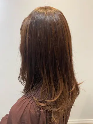 ロング 鈴木 紗耶子のヘアスタイル