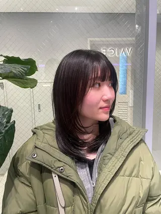 ミディアム カラー 菜々🦖新宿 men's特化のヘアスタイル