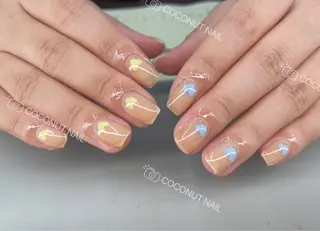 ネイル 神田 ココナッツのネイルデザイン