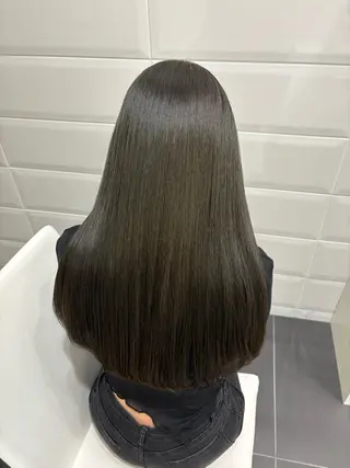 ロング 💞韓国カラー💞 あやかのヘアスタイル