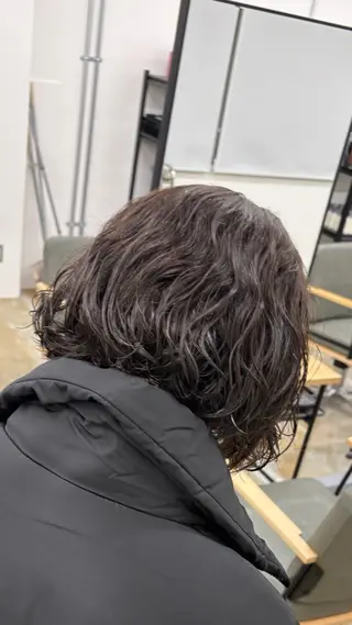 ミディアム 永山 萌文のヘアスタイル