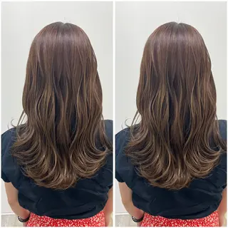 ロング 【北千住】🌈韓国風 レイヤー✨小顔カットのヘアスタイル