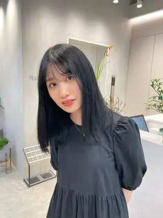 セミロング 表参道ミディアム レイヤー山岸季生のヘアスタイル