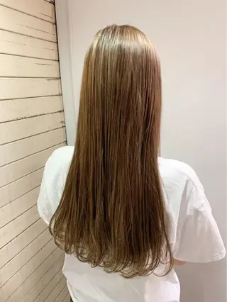ロング カラー ケアカラー×髪質改善 🌙OKUBO🌙のヘアスタイル