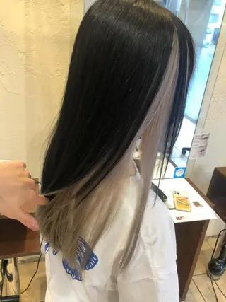 ロング カラー リュウタ ダイキのヘアスタイル