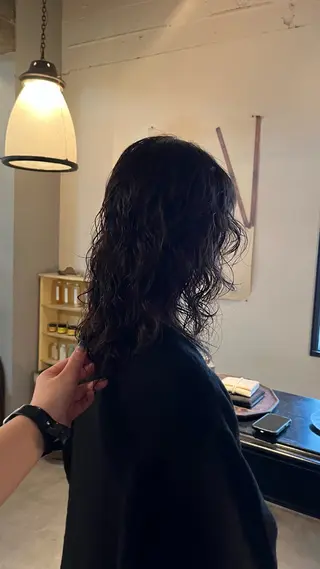 セミロング パーマ 前川 華恋 / room3のヘアスタイル