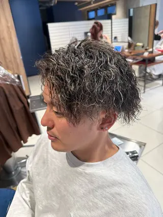 ミディアム メンズ ⭐️ツイスパ⭐️ 菊池　拓也のヘアスタイル