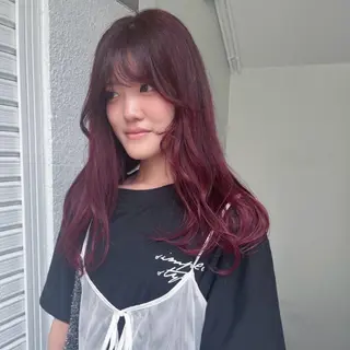 カラー オリーブ🎶アッシュ グレージュちひろ🧸のヘアスタイル