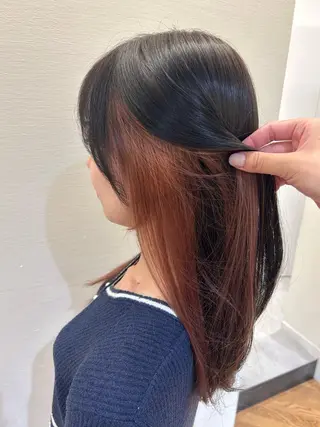 セミロング カラー bnd_bnd アイのヘアスタイル