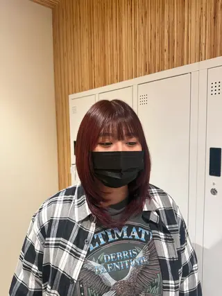 ミディアム カラー かとう きりん🎀🪽のヘアスタイル