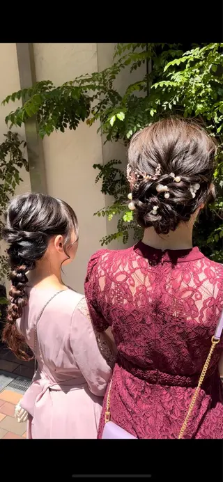 セミロング 早稲田 千尋のヘアスタイル