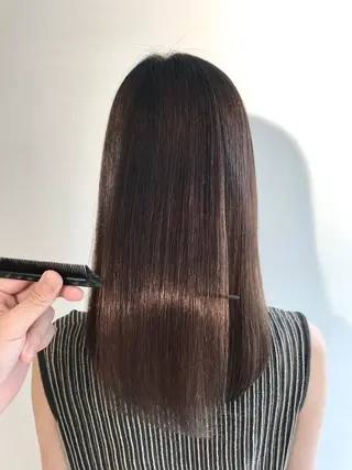 ロング カラー パーマ ヘアアレンジ 🥇髪質改善🥇 polon代表鵜澤のヘアスタイル