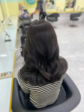 ミディアム カラー パーマ ヘアアレンジ メンズ キッズ 💖横浜ブリーチなし 💖MIHOのヘアスタイル