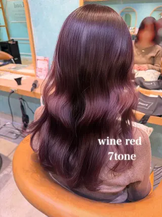 セミロング カラー ❤️ブリーチ/暖色/ カラー/大宮のヘアスタイル