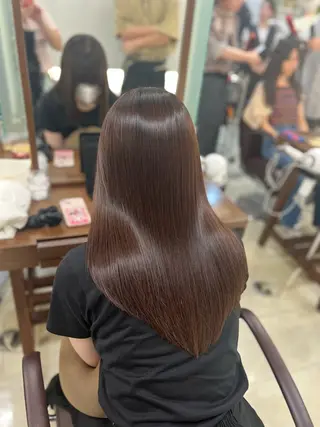 セミロング 三原 つばさのヘアスタイル