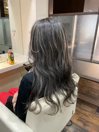 ロング 阿部 祥大のヘアスタイル