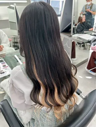 ロング エクステ🫧アレンジ ￤横浜  ももはのヘアスタイル