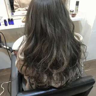 ロング カラー パーマ ヘアアレンジ メンズ キッズ マツエク・マツパ kobayashi $hogoのヘアスタイル