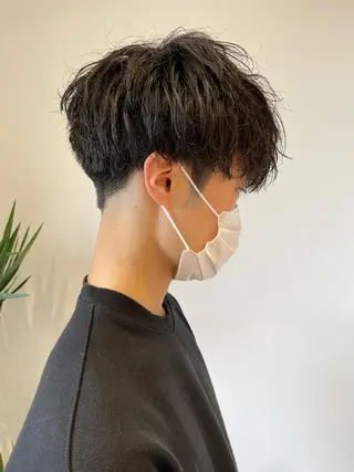 ショート パーマ メンズ メンズパーマ特化/ メッシュ/薫/店長のヘアスタイル