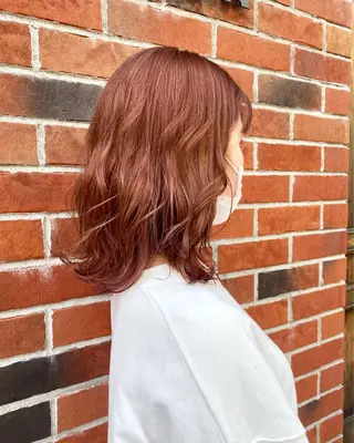 ミディアム 髪質改善韓国レイヤー SHIORI🦋のヘアスタイル