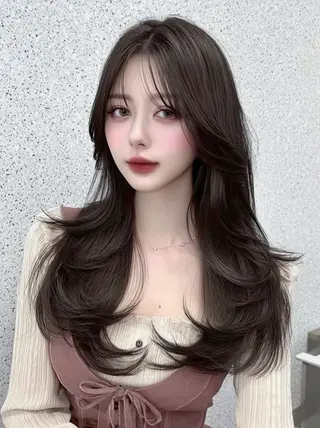 ロング mao🎀マツエク/ レイヤーカットのマツエク・マツパデザイン