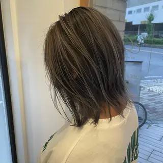 ショート カラー ヘアアレンジ 🎗秋山勇/ GEAR.代表のヘアスタイル