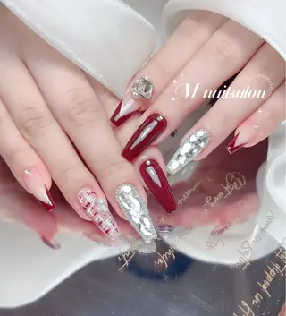 ネイル M🌷nail 長さだし専門店のネイルデザイン