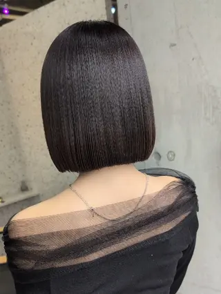 ショート パーマ 髪質改善.縮毛矯正 ×韓国ヘアyukiのヘアスタイル