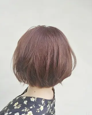 ショート カラー パーマ ヘアアレンジ 6月オープン♪豊見城 Lodattu✁清水のヘアスタイル