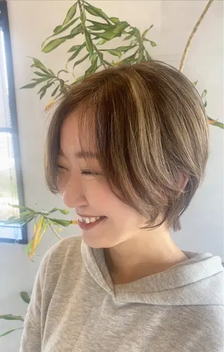 ショート 大林　恵理 【Agu 屋島】のヘアスタイル