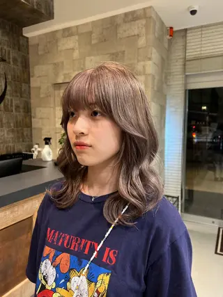 ミディアム カラー 🔥メンズパーマ🔥 鈴木 翔斗のヘアスタイル