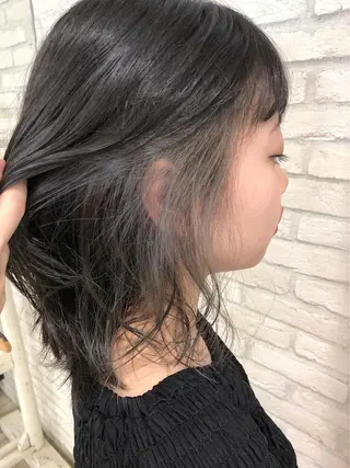 ミディアム カラー HAUS 片山みほのヘアスタイル