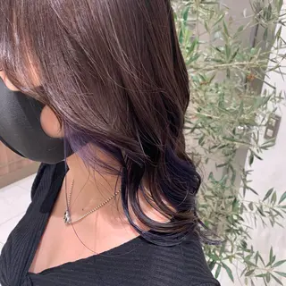 セミロング カラー ヘアアレンジ 小白井 由美のヘアスタイル