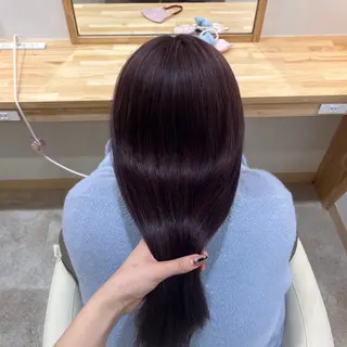 ロング カラー 望愛/レイヤー/ハイ トーン/デザインのヘアスタイル