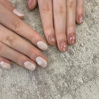 ネイル 新宿ニュアンスネイル makotoのネイルデザイン