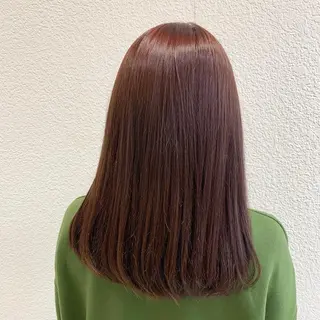 セミロング カラー ヘアアレンジ MINAMl 🌿のヘアスタイル