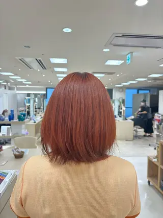 カラー 🎀暖色カラー/透明 感カラー/ひな🎀のヘアスタイル