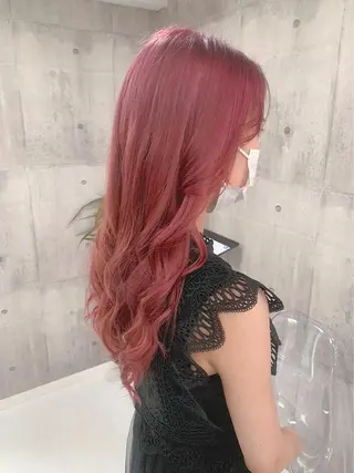 ロング カラー ヘアアレンジ 🩶【推しハイトーン 】yuzu🩶のヘアスタイル