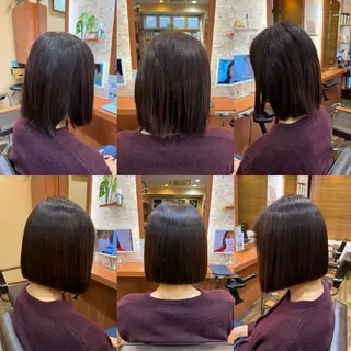 ミディアム 山口 博司のヘアスタイル