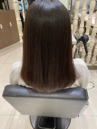 セミロング equal銀座 黒田💚のヘアスタイル