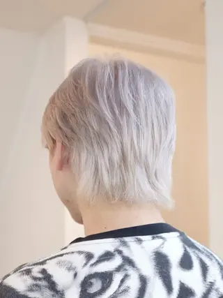 ショート カラー ヘアアレンジ メンズ 🦠デザインカラー/ 魚瀬あおい🦠のヘアスタイル