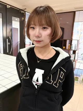 ミディアム 宮嶋 蓮のヘアスタイル
