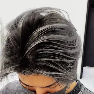 ショート カラー メンズ デザインカラー/ ボブ/Natsukiのヘアスタイル